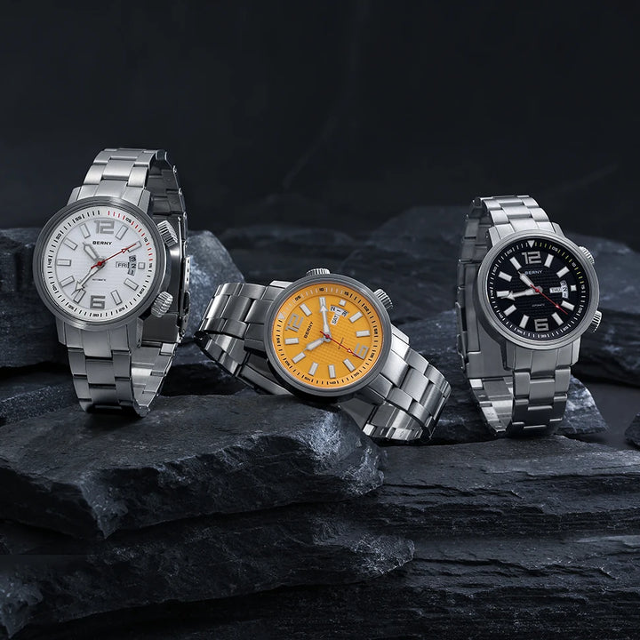 20Bar Diver Automatic Watch For Men Miyota 8205 Super Luminous Sapphire Swim Sport Mechanical Automatic Self Winding Wristwatch