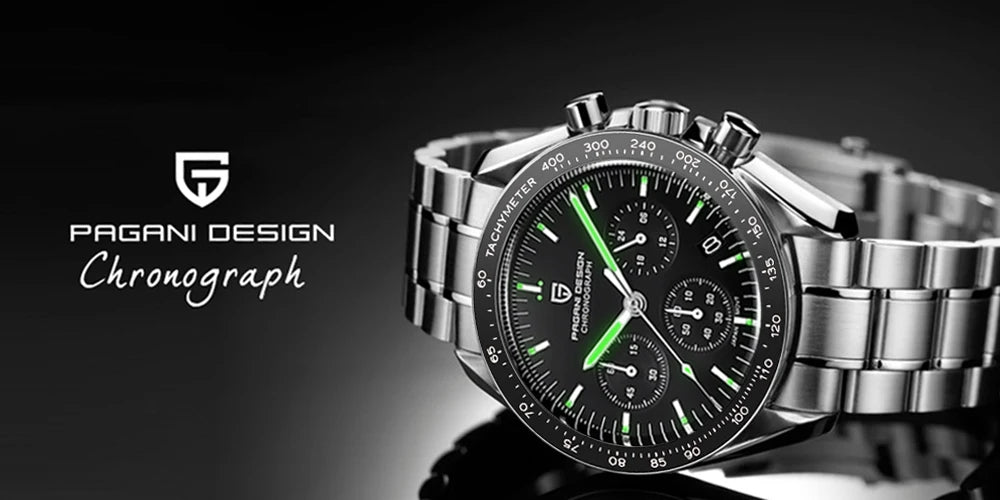 2025 New PAGANI DESIGN V5 Moon Men's Watches Top Luxury Quartz Watch For Men Chronograph Waterproof Sport Stainless Steel Clock