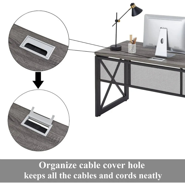 Industrial Office Computer Desk