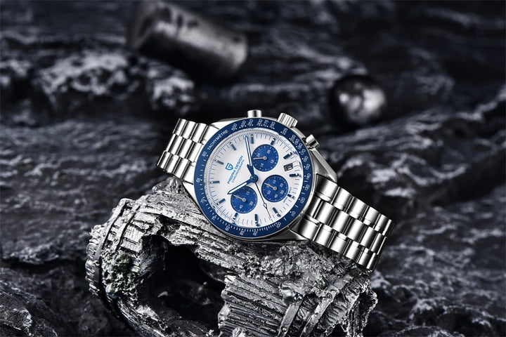 PAGANI DESIGN 2023 Moon Watch For Men Top Brand Luxury Quartz Mens Watches Chronograph Luminous Sapphire Mirror Waterproof Clock