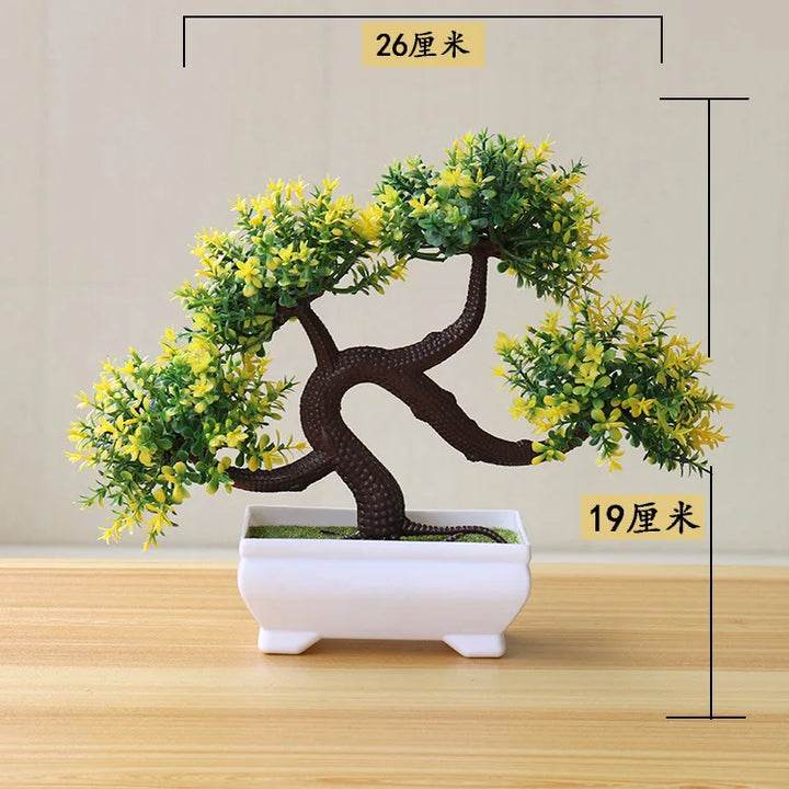 Mini Artificial Bonsai Tree Decoration