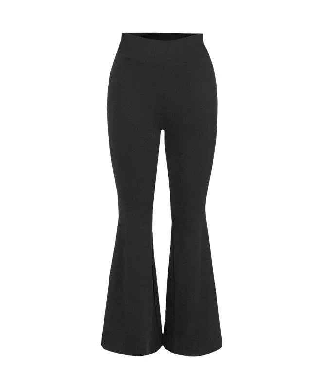 New Black Effortless Flare Leggings Women Soft Workout Tights Fitness Outfits Yoga Pants Gym Wear Spandex Leggings