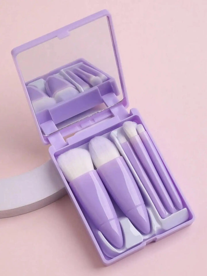 5pcs Travel Makeup Brush Set