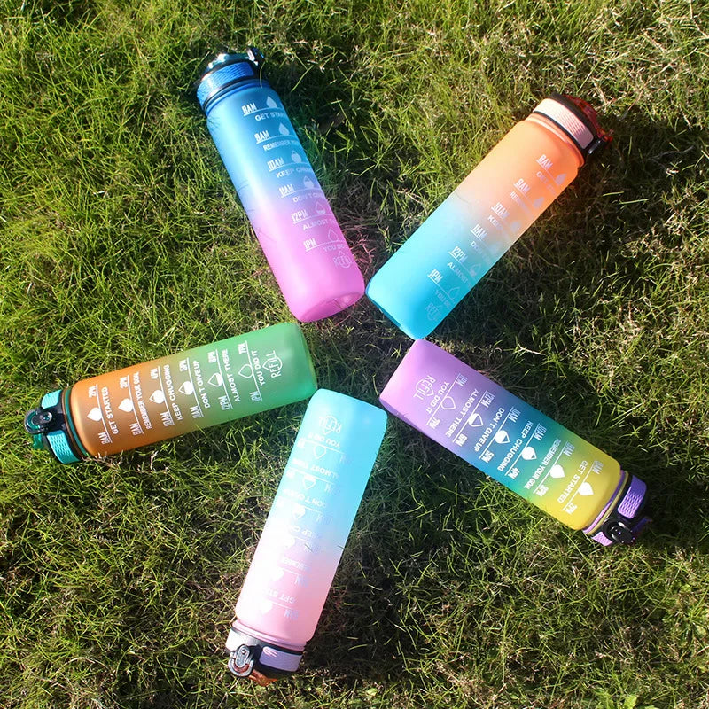 Colorful Plastic Water Bottle For Gym