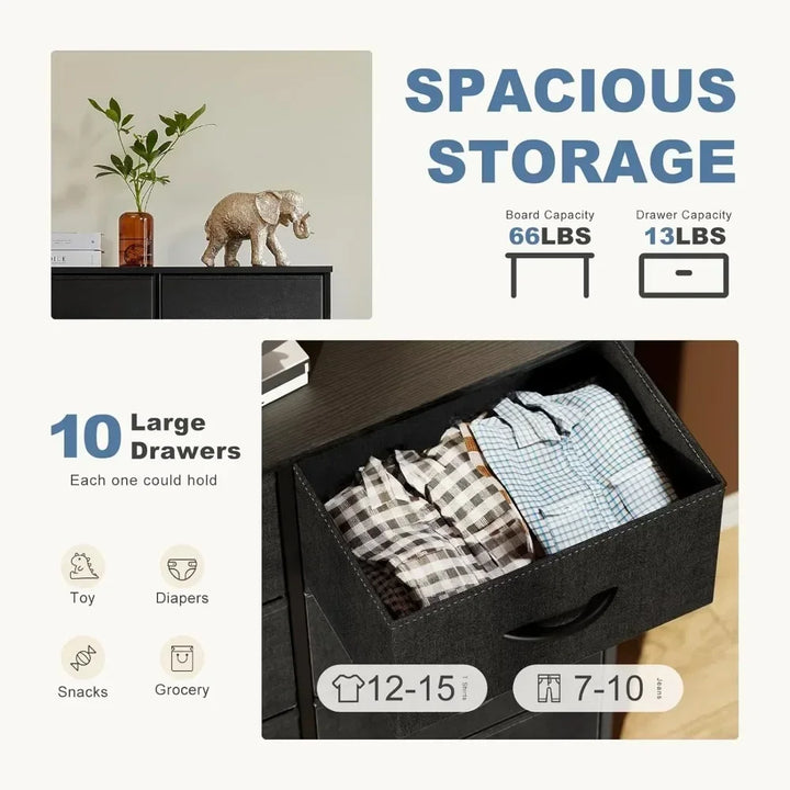 Tall Drawers with 10 Drawers