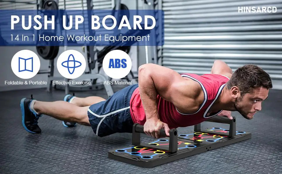 Portable Multifunctional Push-up Board - Fitness and Muscle Training Device Home Workout Set Foldable Push Up Bar Resistance