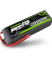 OVONIC 3S Lipo Battery 50C 5200mAh 11.1V Lipo Battery with EC5 Connector for Arrma 1/5 1/8 1/10 RC Car and Truck