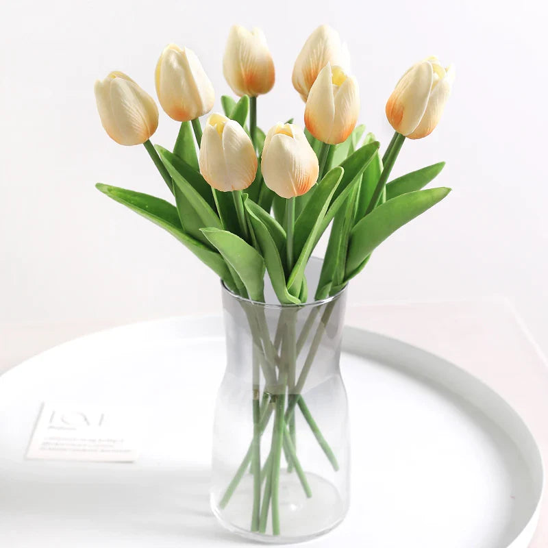 Artificial Tulip Bouquet PE Flowers