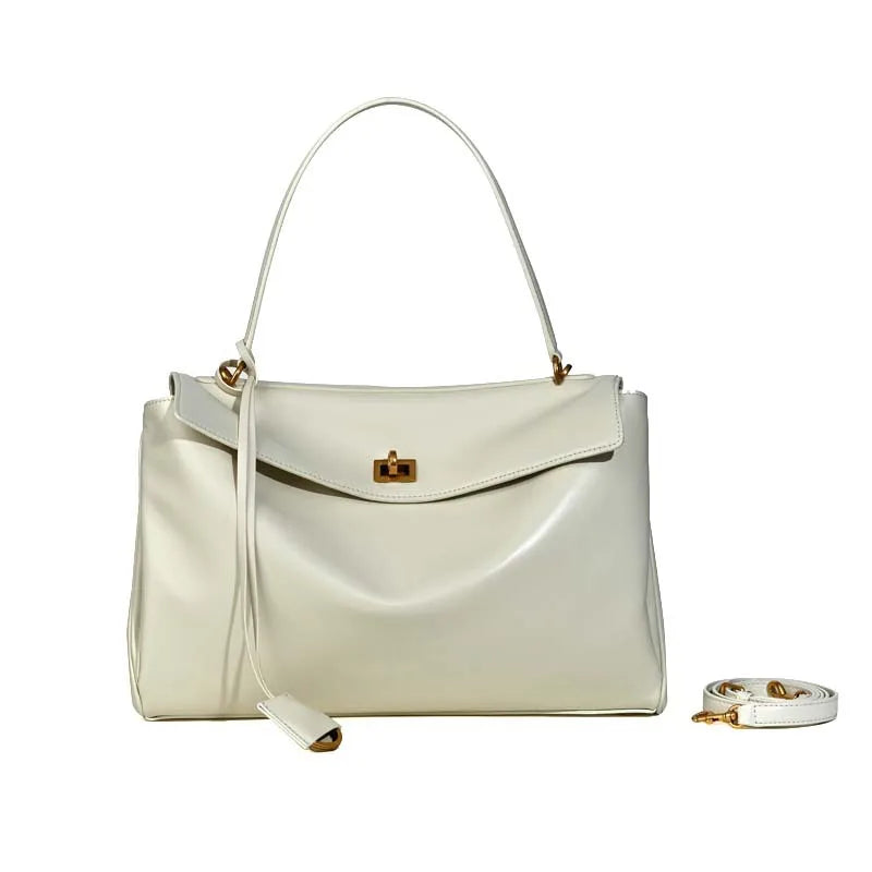 2025 Luxury Brand Rodeo Woman Bags Spring Autumn Genuine Leather Women Totes Fashion Gold Buckle Women Shoulder HandBags