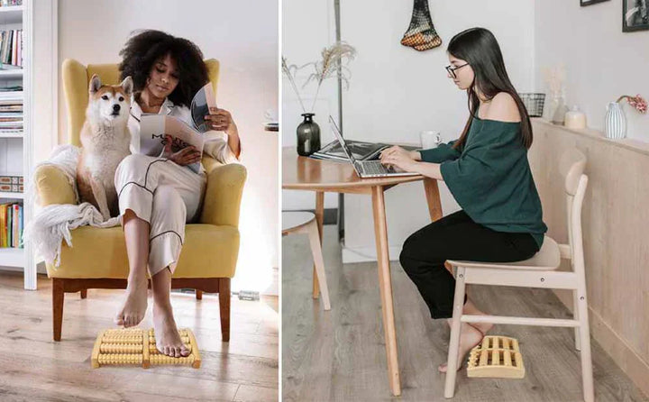 Premium Wooden Foot Roller Massage