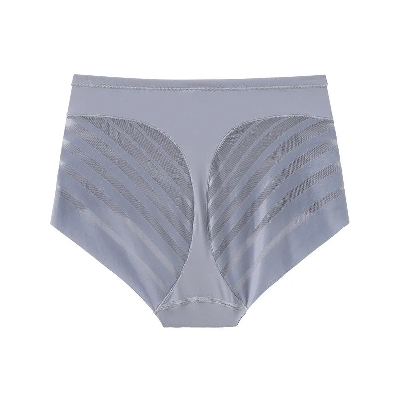 High Rise Briefs Women Seamless Panties High Elastic Panties Tummy Control Shapewear Glossy Underwear Sexy Lingerie M-3XL
