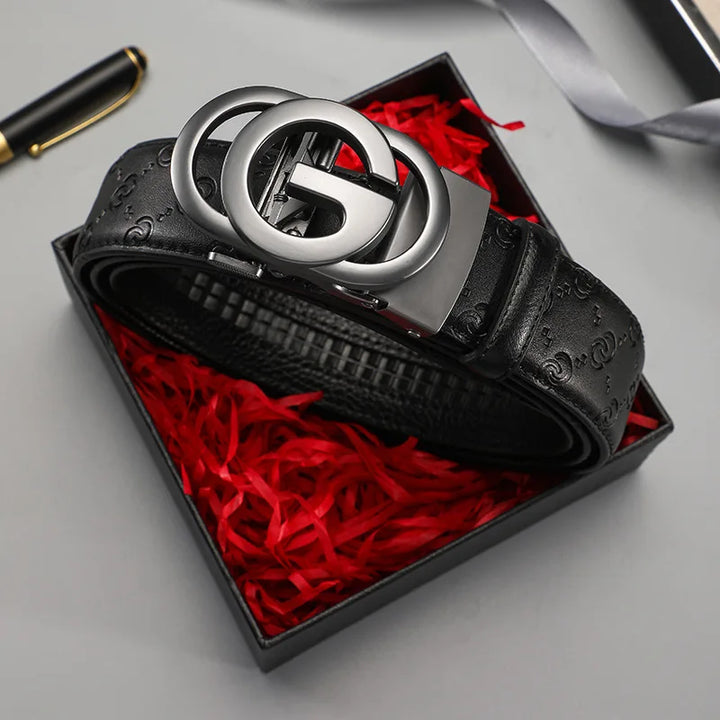 Luxury belts for men Genuine leather belts Alloy buckle automatic belt Men's fashion designer belts Jeans waistband