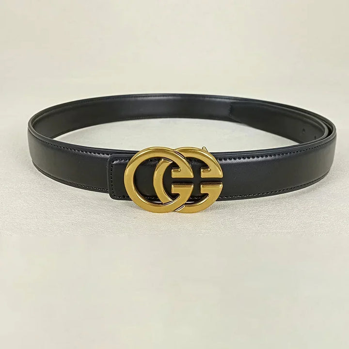 Fashion GG cowhide real leather belt for women luxury desiner Unisex men's belt elegant girdle belt female jeans waistband