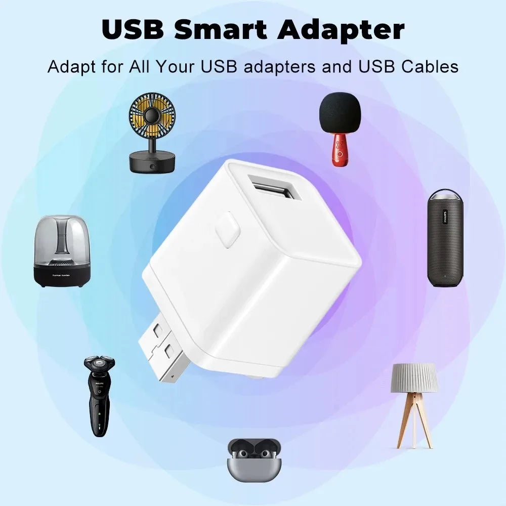 Tuya Smart for Zigbee WiFi Mini 1 2 3 USB Adaptor Switch 5V Micro USB Power Adaptor Smart Life Control Via Alexa Google Home