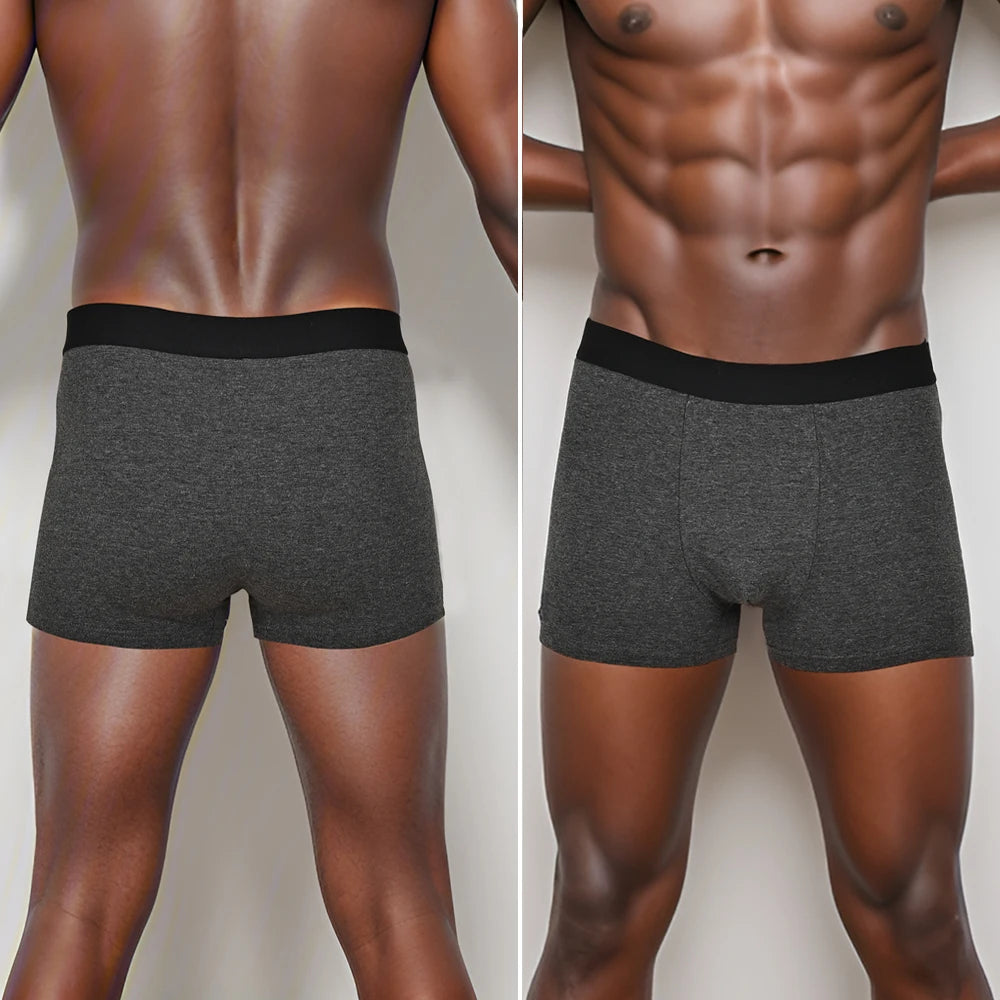 6pcs Pack 2024 Men Panties Cotton Underwear Male Brand Boxer And Underpants For Homme Luxury Set Shorts Box Slip Kit