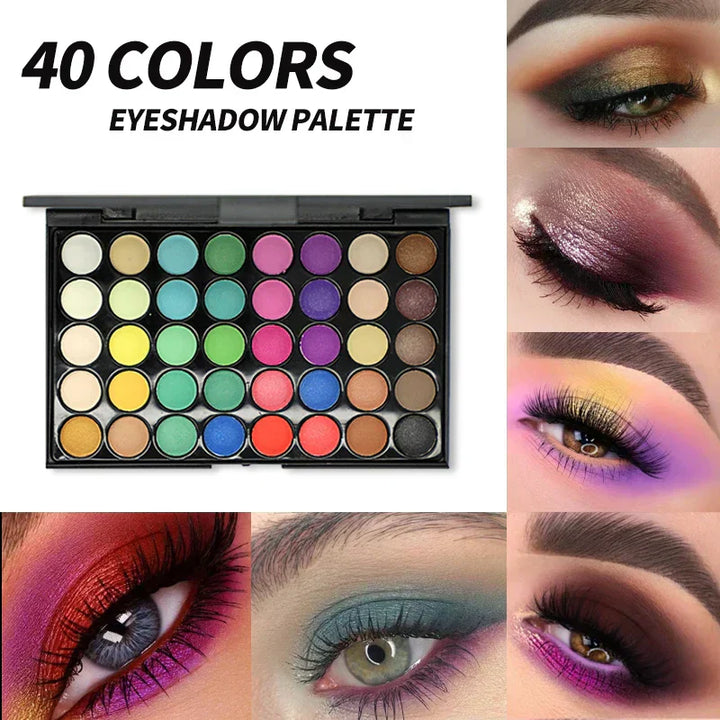 40-Color Earth Tone Eyeshadow