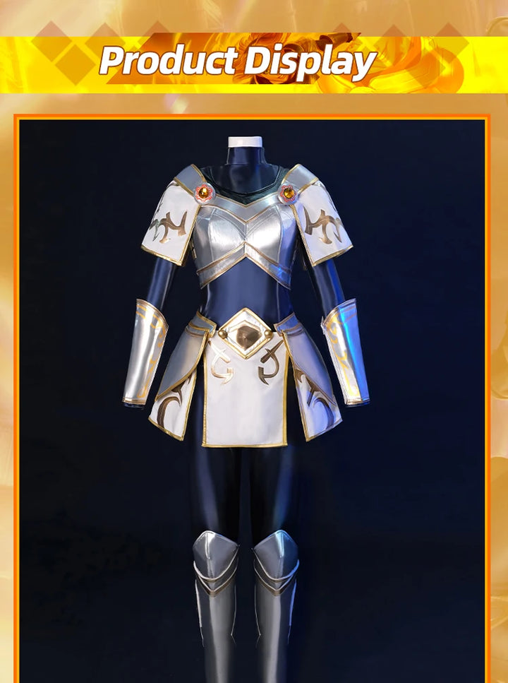 ROLECOS Game LOL The Lady of Luminosity Lux Cosplay Costume Lux Magic College Girl Uniform Women Costume Halloween Full Set