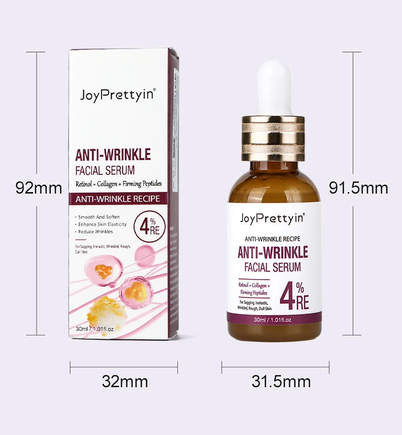 Retinol Anti Wrinkle Aging Face Serum Smooth Moisturizing Fade Fine Line Firming Nourishing Essence Moisturiz Facial Serum