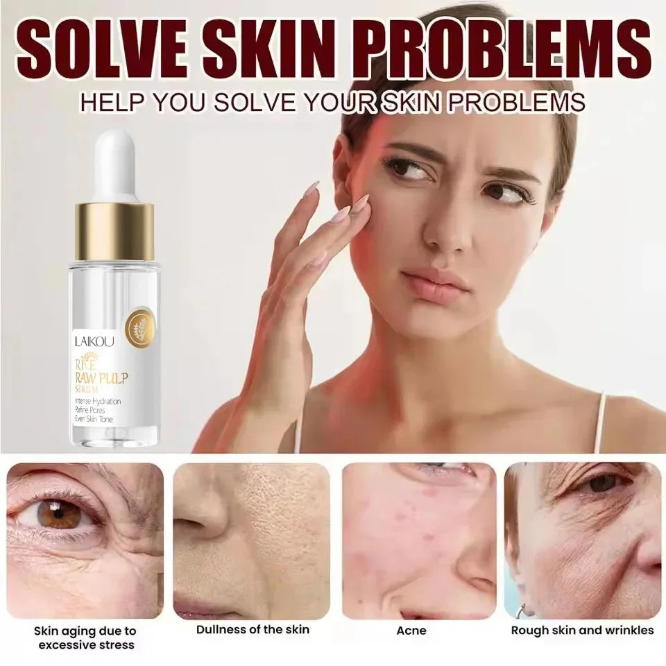 Pore Shrinking Facial Serum Repairing Acne Pit Tighten Large Pores Cream Moisturize Rejuvenation Skin Brighten Whitening Product