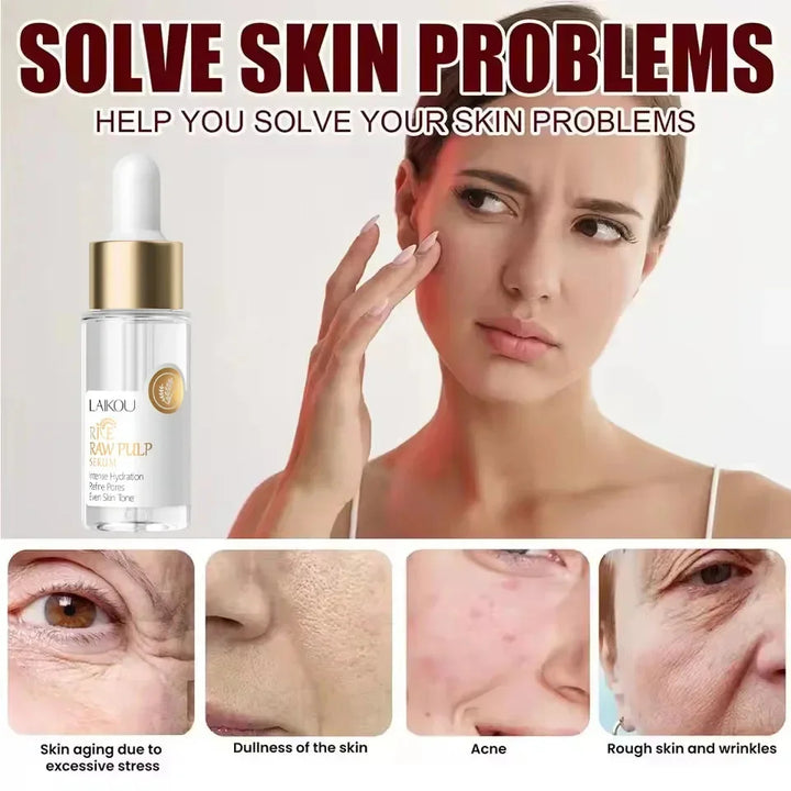 Pore Shrinking Facial Serum Repairing Acne Pit Tighten Large Pores Cream Moisturize Rejuvenation Skin Brighten Whitening Product