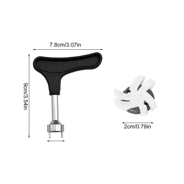 Golf Shoe Spikes Replacements Golf Cleat  Spikes Anti Slip Footwears Portable Quick Twist Golf Spikes Convenient Golf CleatsShoe