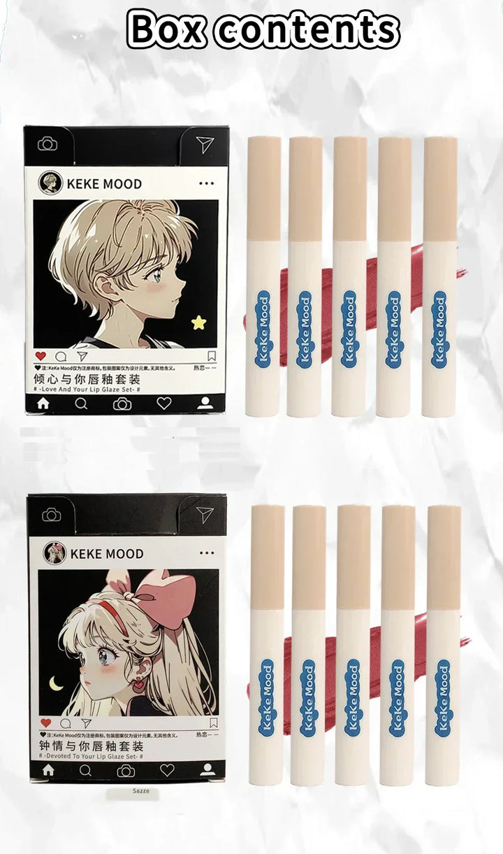Creative Cigarette Shape Lipstick Set