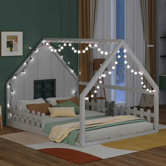 Full Size House Floor Bed