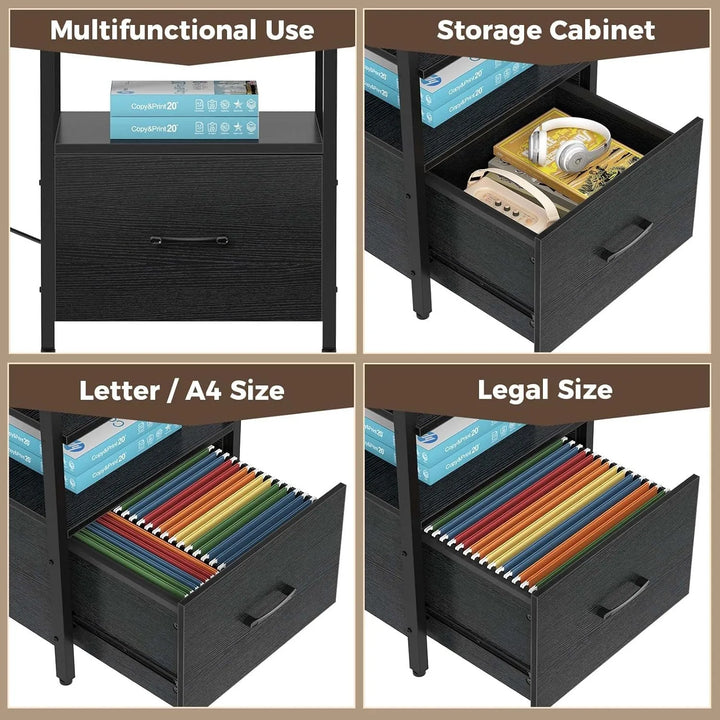 Office Desk with File Drawer