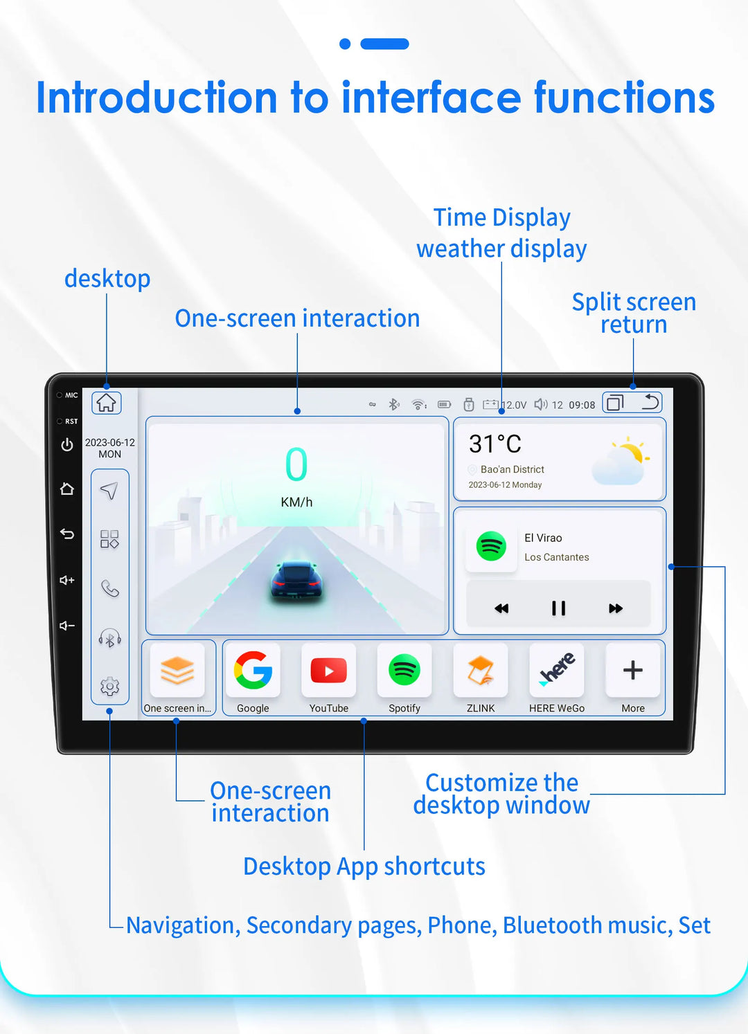 Hizpo 7" AI Voice Autoradio For BMW E46 M3 318/320/325/330/335 Android Auto Radio Carplay 4G DSP Car Multimedia GPS 2din Stereo