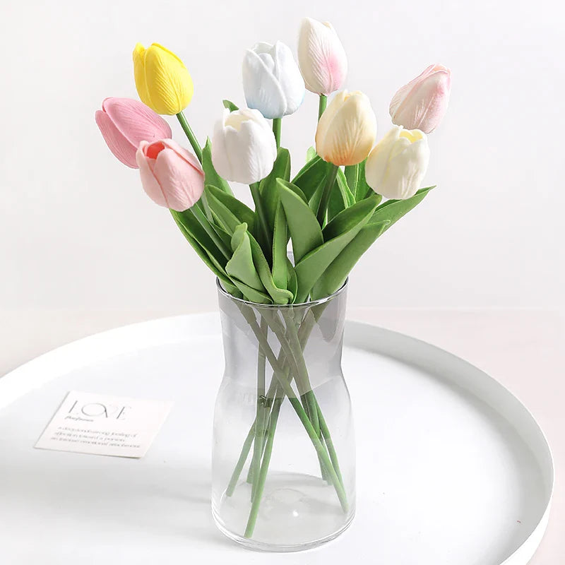 Artificial Tulip Bouquet PE Flowers