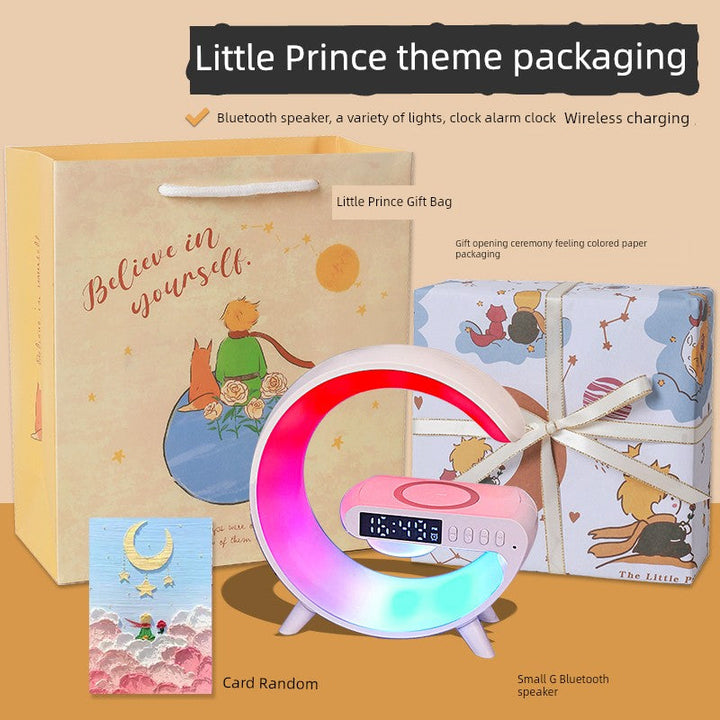 Wireless Charging Atmosphere Speaker Girl Fancy Night Light