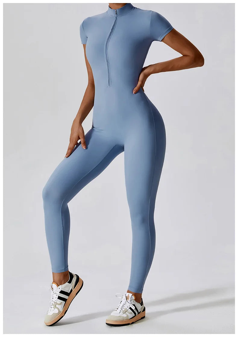 New Yoga Clothes Suit Workout Sports Set Women Bodysuits Gym Set Women Training Siamese Fitness Jumpsuit Female Sportswear