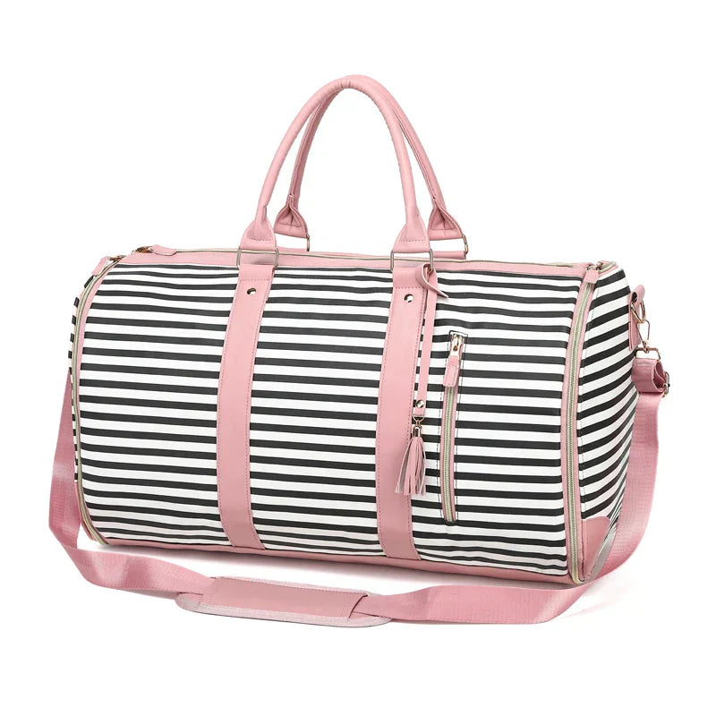 Spot suit bag, mountain valley folding bag, travel hand storage bag, handbag, crossbody large capacity backpack