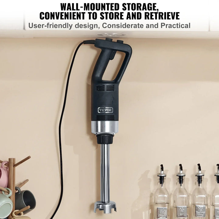 VEVOR Commercial Immersion Blender 500W 12/20inch Heavy Duty Hand Mixer Kitchen Stick Mixer for Soup Smoothie Puree Baby Food