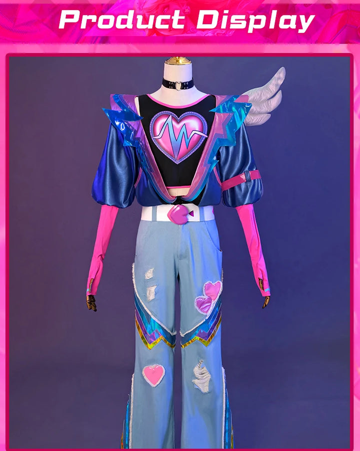 ROLECOS LOL Lovestruck Ezreal Cosplay Costume LOL Valentine's Day New Skin Ezreal Men Cosplay Costume Halloween Full Set