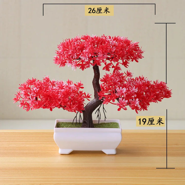Mini Artificial Bonsai Tree Decoration