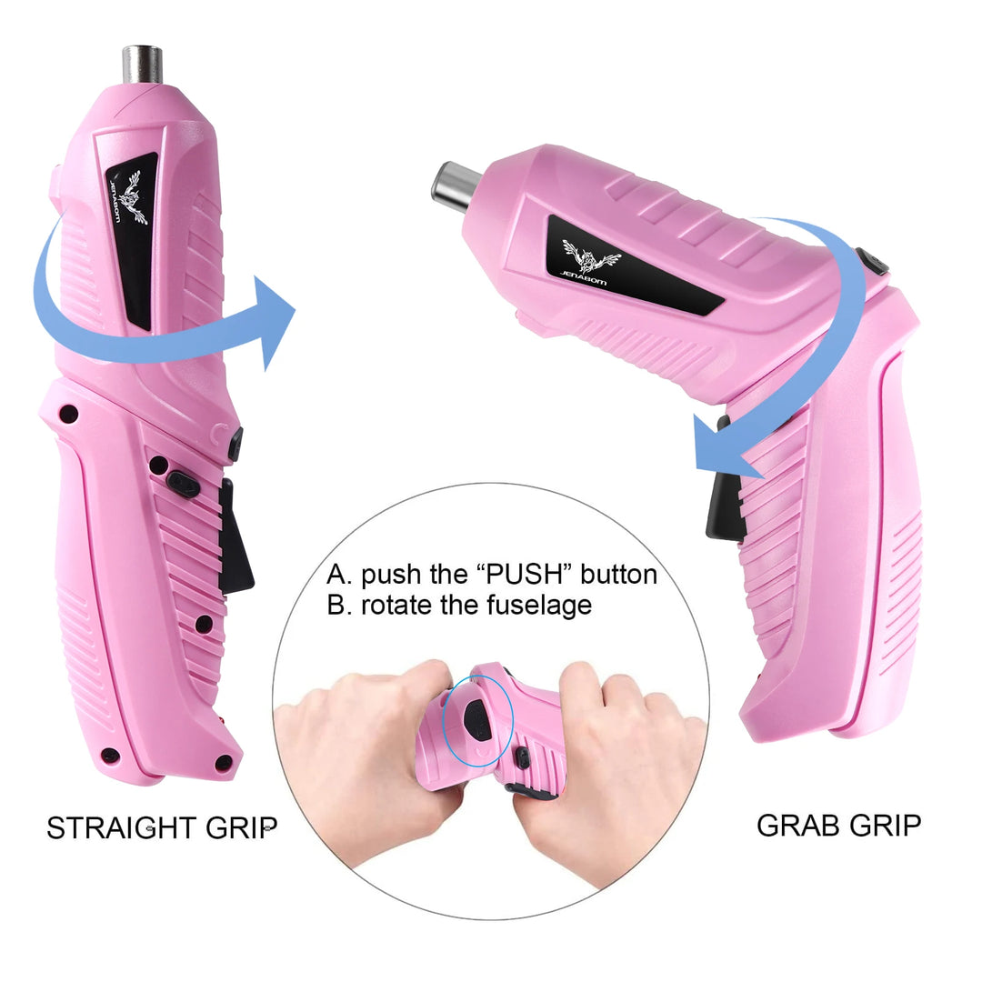 3.6V cordless drill rechargeable electric screwdriver, 3.5N · m maximum torque electric screwdriver, front LED light