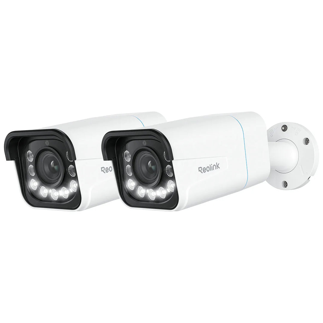 Reolink Smart 4K 8MP PoE Security Camera 5X Zoom 2-Way Audio IP Cam Person/Vehicle Detection Spotlight Surveillance Cameras