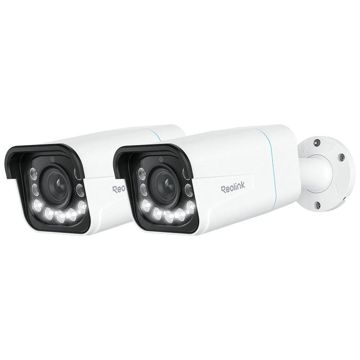 Reolink Smart 4K 8MP PoE Security Camera 5X Zoom 2-Way Audio IP Cam Person/Vehicle Detection Spotlight Surveillance Cameras