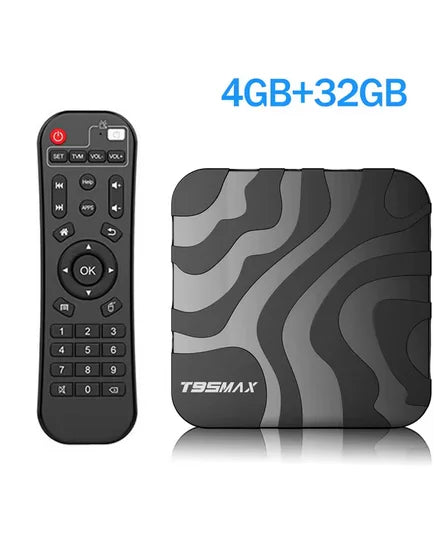 T95 MAX H618 Smart TV Box Android 12 2.4G 5G Dual Wifi Quadcore 1GB/2GB/4GB RAM 8GB16GB32GB64GB 8K HD Media Player Set Top Box