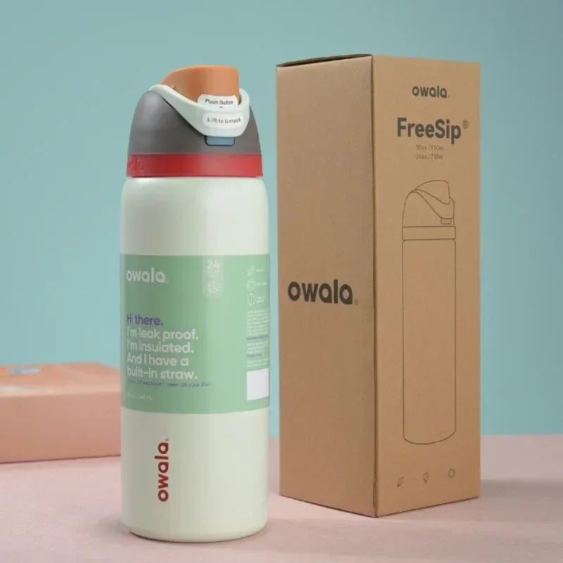 Owala FreeSip Water Bottle – Grass Green