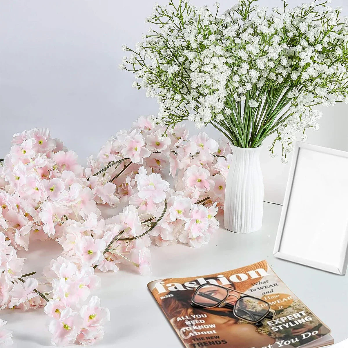 Artificial Sakura Flower Vine Décor