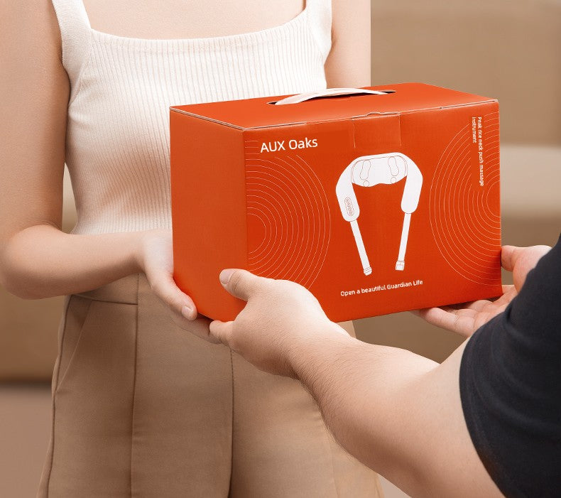 Ox Neck Massager Genuine Goods Back Waist Shoulder Spine Neck Kneading Handy Gadget Trapezius Massage Instrument