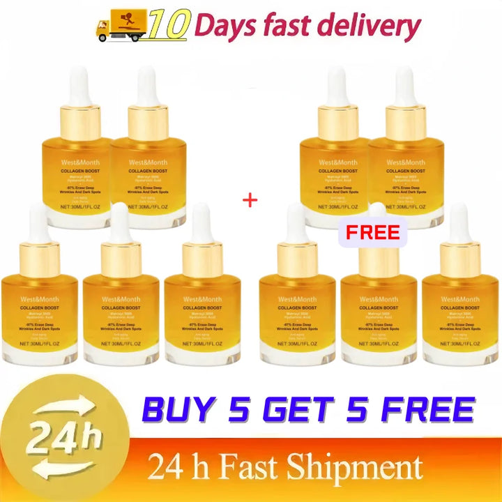 30ml Facial Collagen Serum Whitening Moisturising Fade Fine Lines Anti Wrinkle Anti Ageing Rejuvenate Your Face Cosmetics