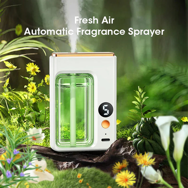 Mini Aromatherapy Machine Home Essential Oil Diffuser Multi Functional Adjustable Car Aromatherapy Fresh Air Deodorization