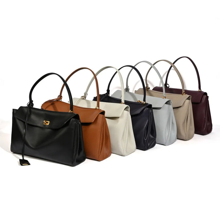2025 Luxury Brand Rodeo Woman Bags Spring Autumn Genuine Leather Women Totes Fashion Gold Buckle Women Shoulder HandBags