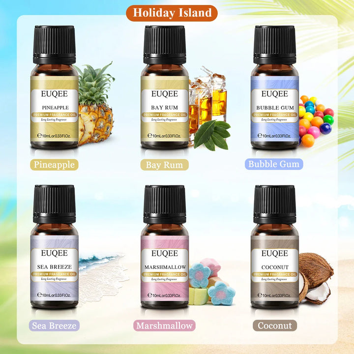 Unisex EUQEE 6pcs Fragrance Oil Gift Set