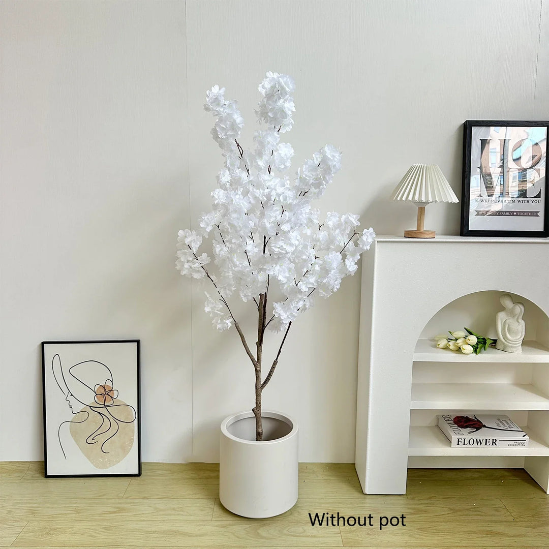 100-220cm Artificial White Cherry Tree