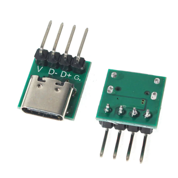 10PCS TYPE-C DIY USB PCB board double-sided USB3.1 16P PCB electronic Test board