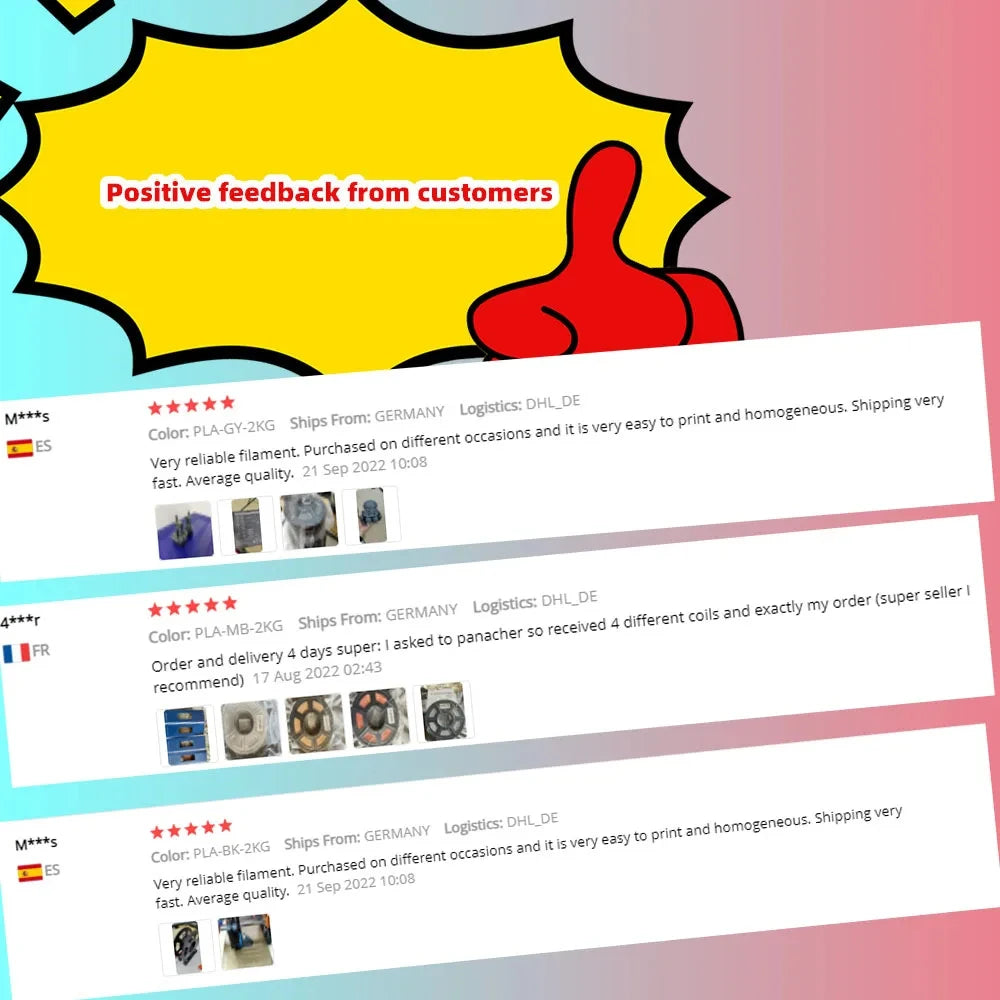 JAYO  pla plus SILK Three Colors Silk Rainbow 3D Printer Filament 1.75mm 100% No Bubble FDM 3D Printer Materials for 3D Printer